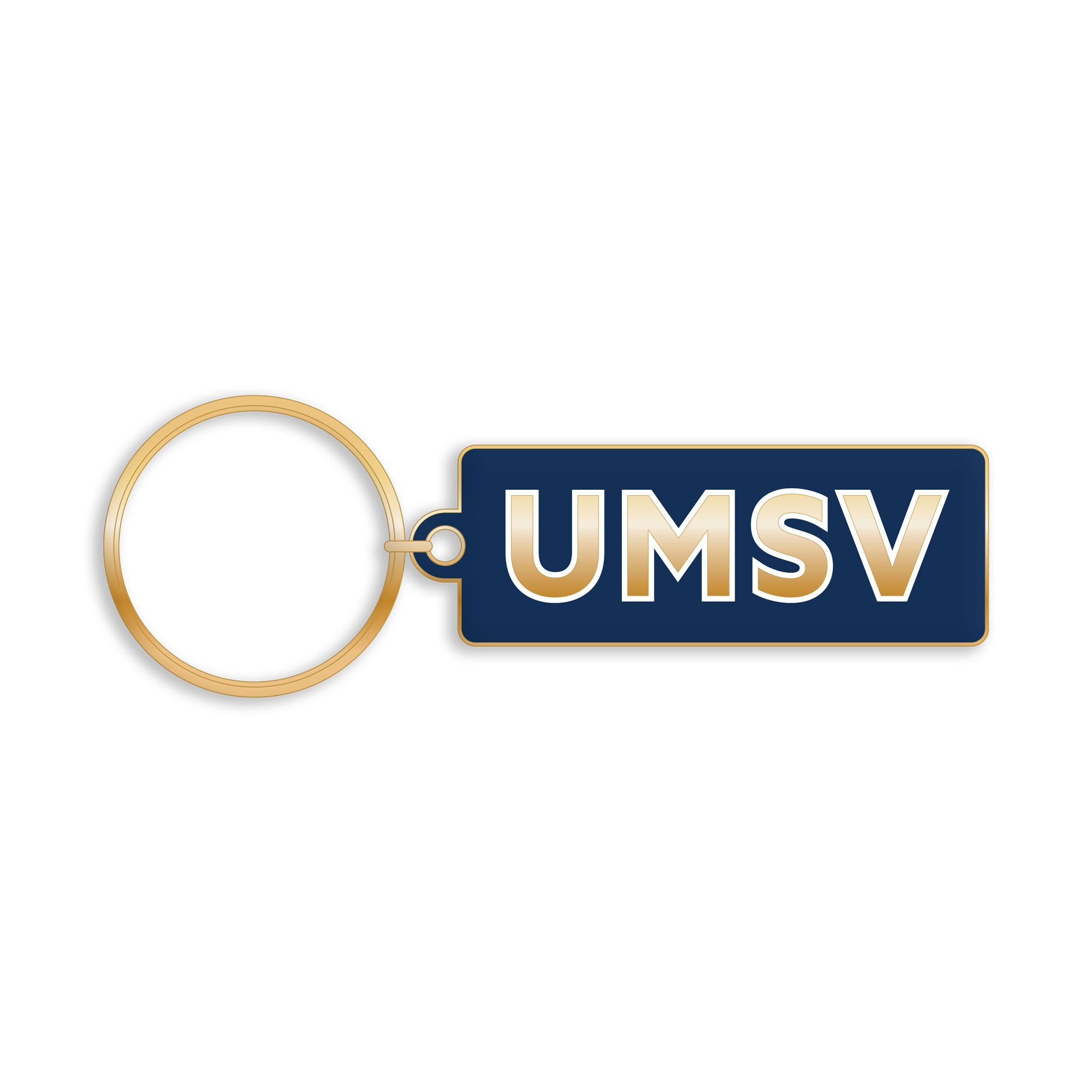 UMSV Brass Key Tag