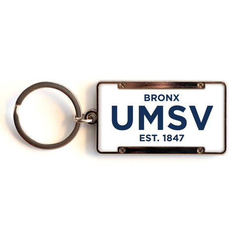 UMSV License Plate Key Tag