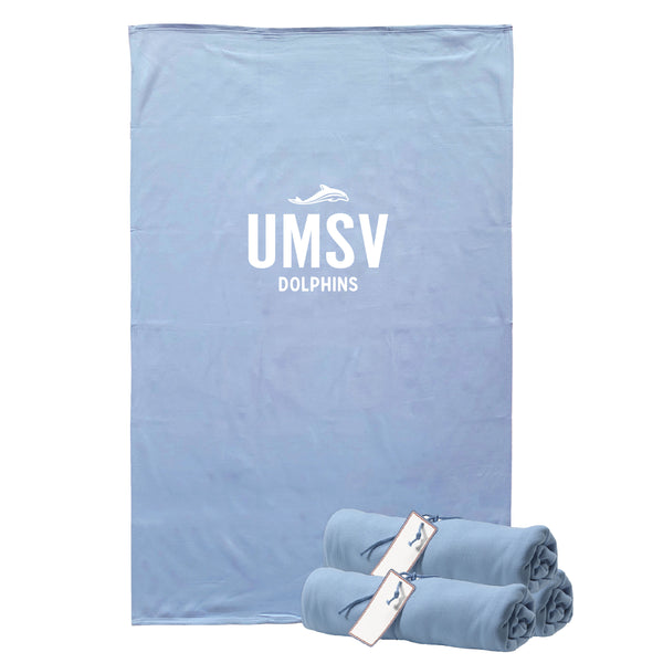 UMSV Dolphin Sweatshirt Blanket