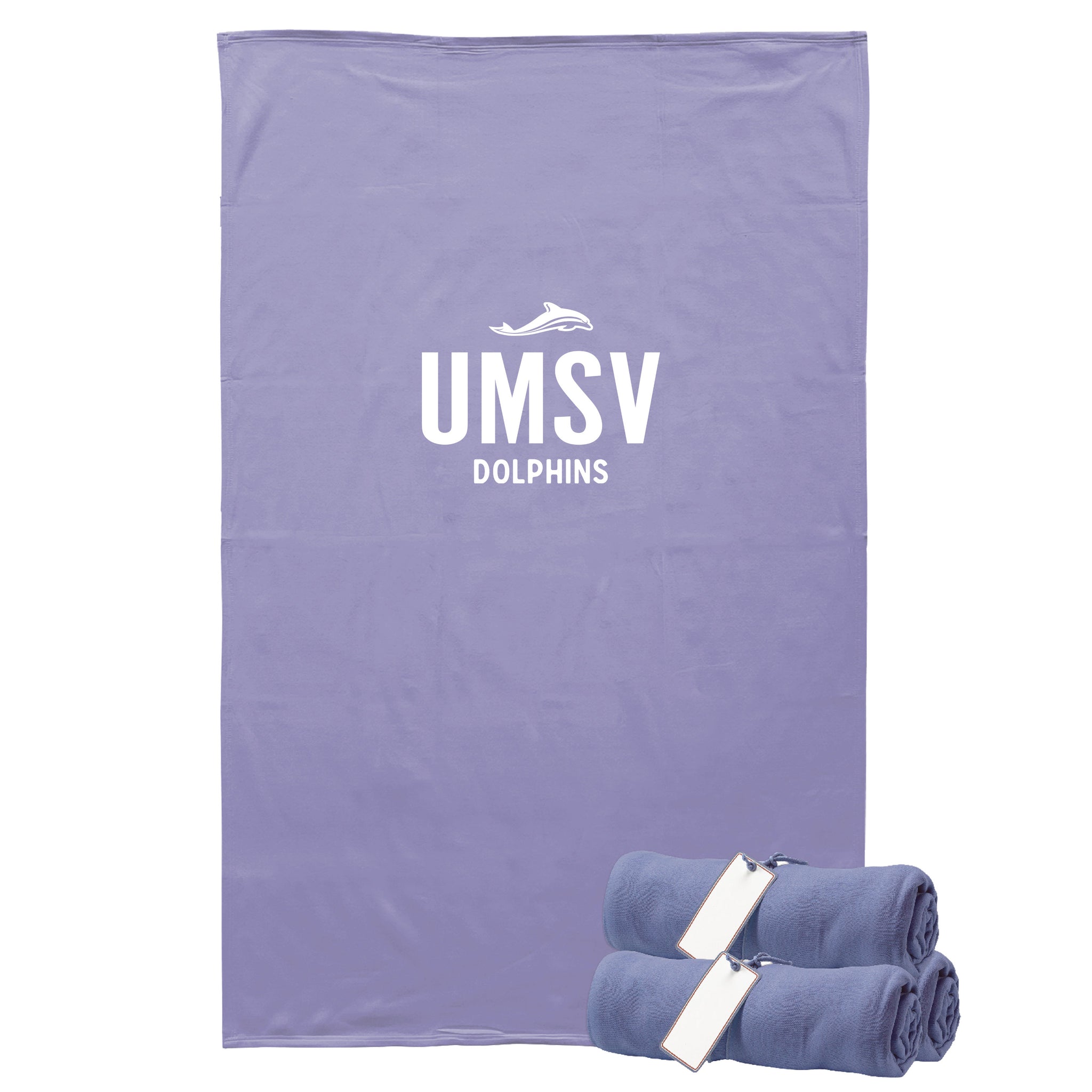 UMSV Dolphin Sweatshirt Blanket