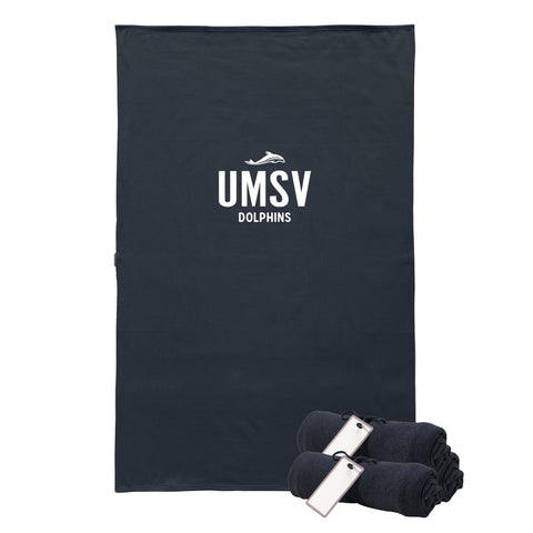 UMSV Dolphin Sweatshirt Blanket