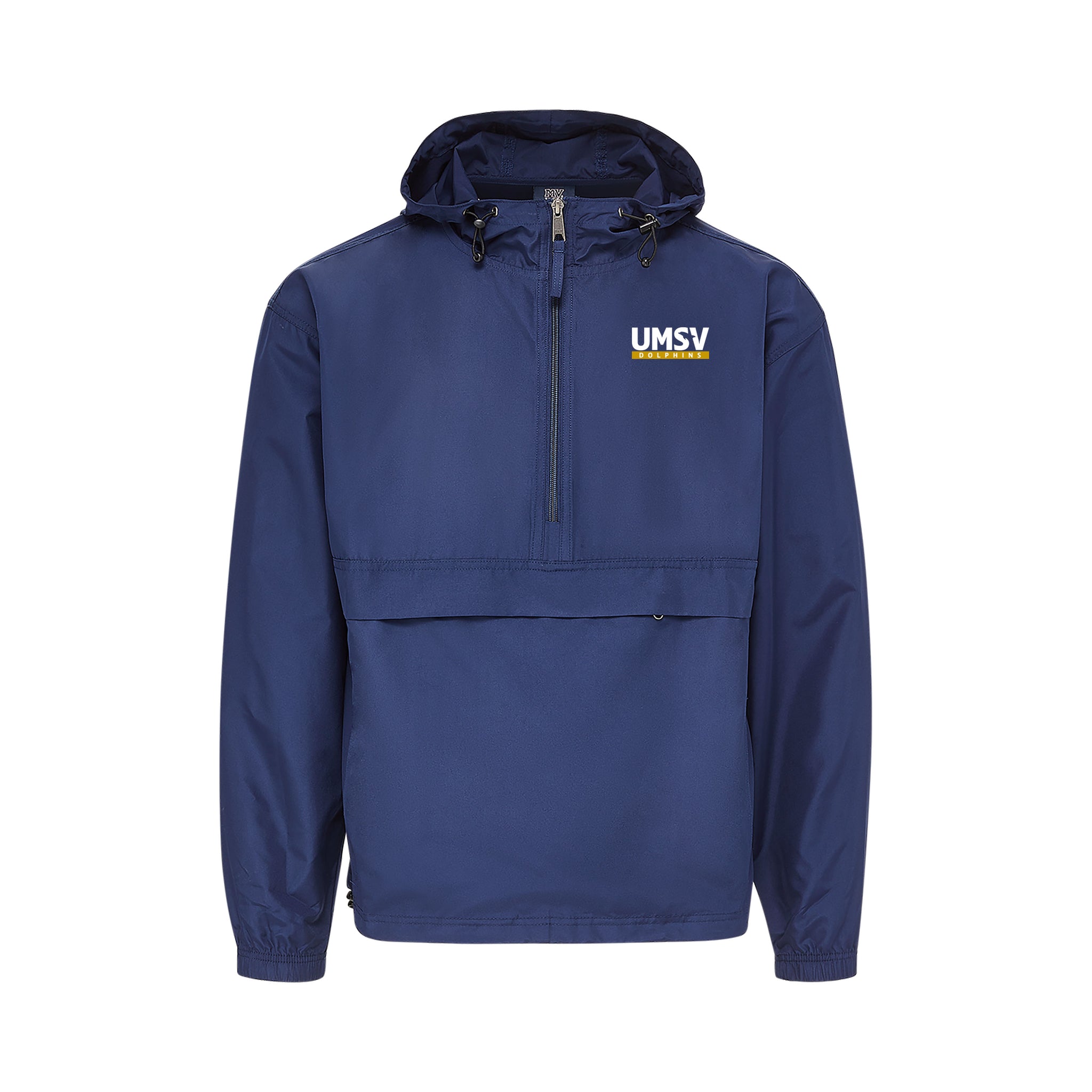 MVSport UMSV Athletic Navy Pioneer Packable Windbreaker